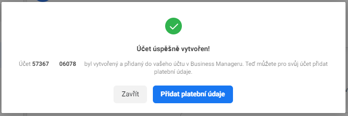reklamni ucet facebook business manager